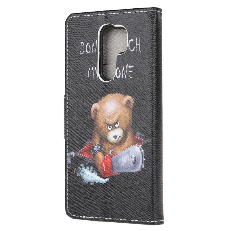 Bescherming Hoesje Xiaomi Redmi 9 Telefoonhoesje Gevaarlijke Beer