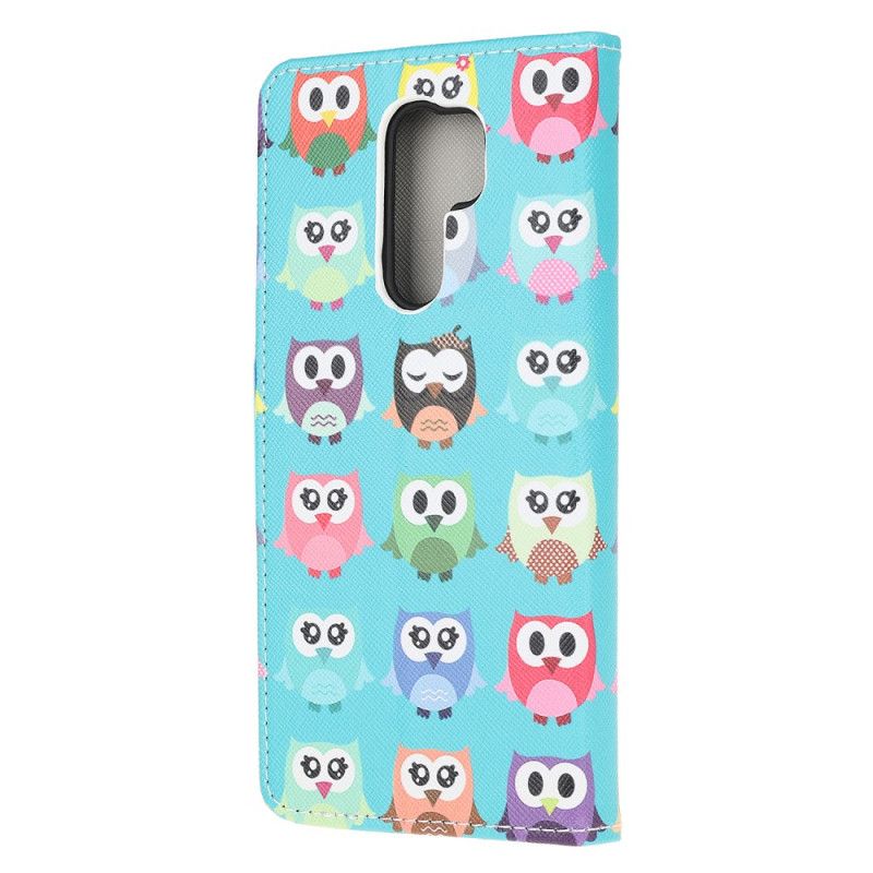 Bescherming Hoesje Xiaomi Redmi 9 Telefoonhoesje Meerdere Uilen