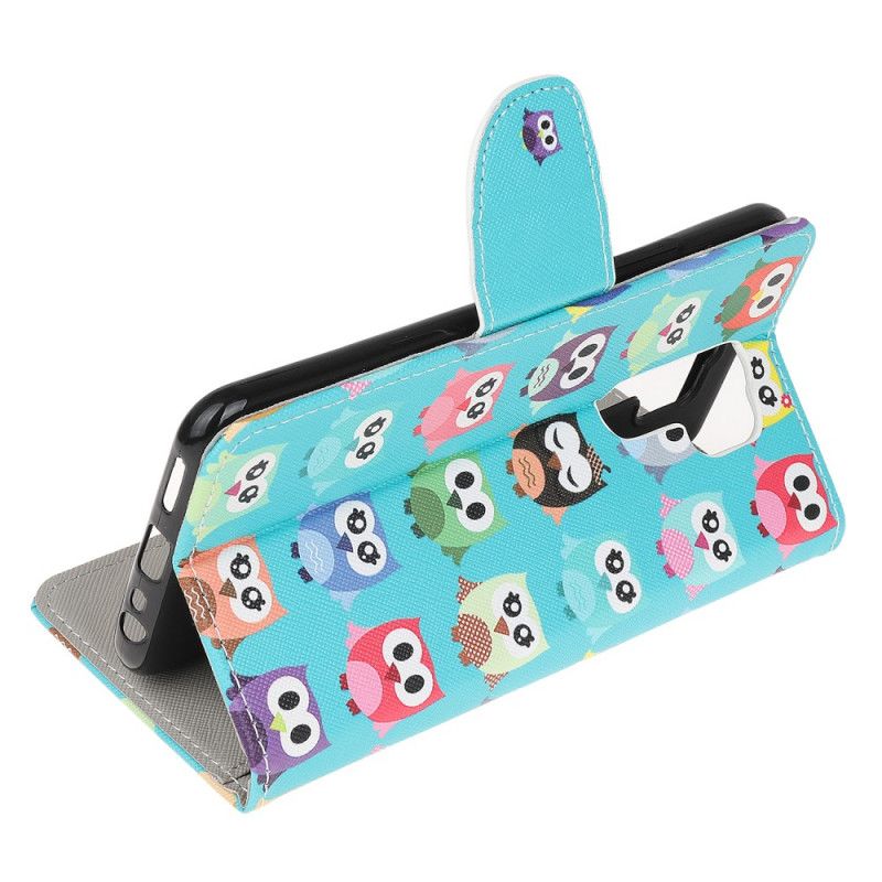 Bescherming Hoesje Xiaomi Redmi 9 Telefoonhoesje Meerdere Uilen