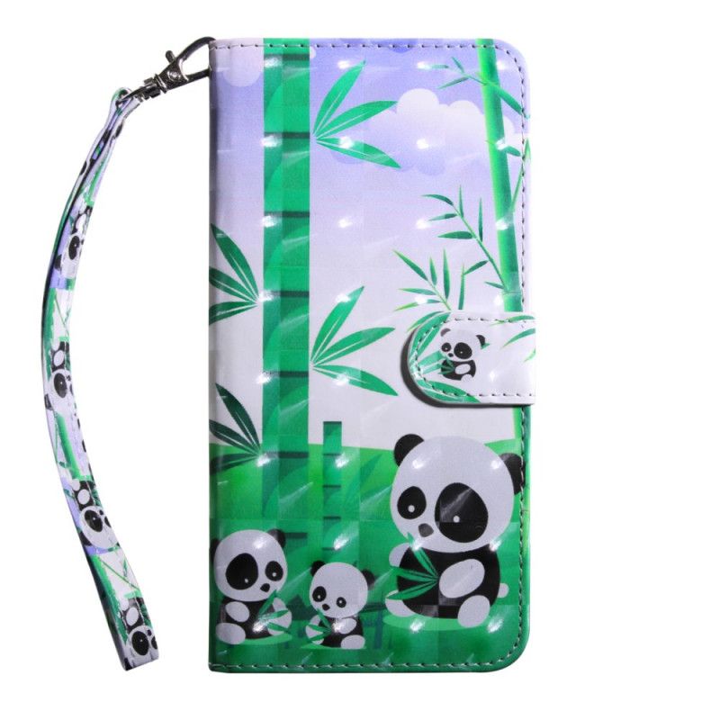 Bescherming Hoesje Xiaomi Redmi 9 Telefoonhoesje Pandafamilie