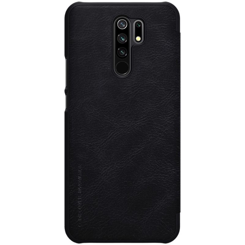 Folio-hoesje voor Xiaomi Redmi 9 Zwart Nillkin Qin-Serie