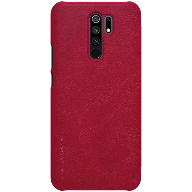Folio-hoesje voor Xiaomi Redmi 9 Zwart Nillkin Qin-Serie