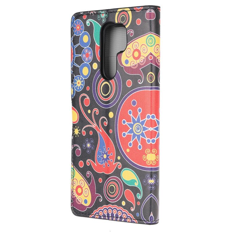 Leren Hoesje voor Xiaomi Redmi 9 Melkwegontwerp