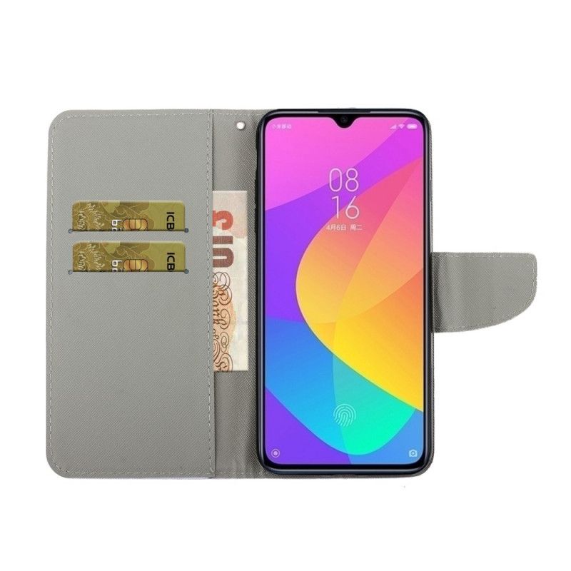 Leren Hoesje Xiaomi Redmi 9 Stringstruik