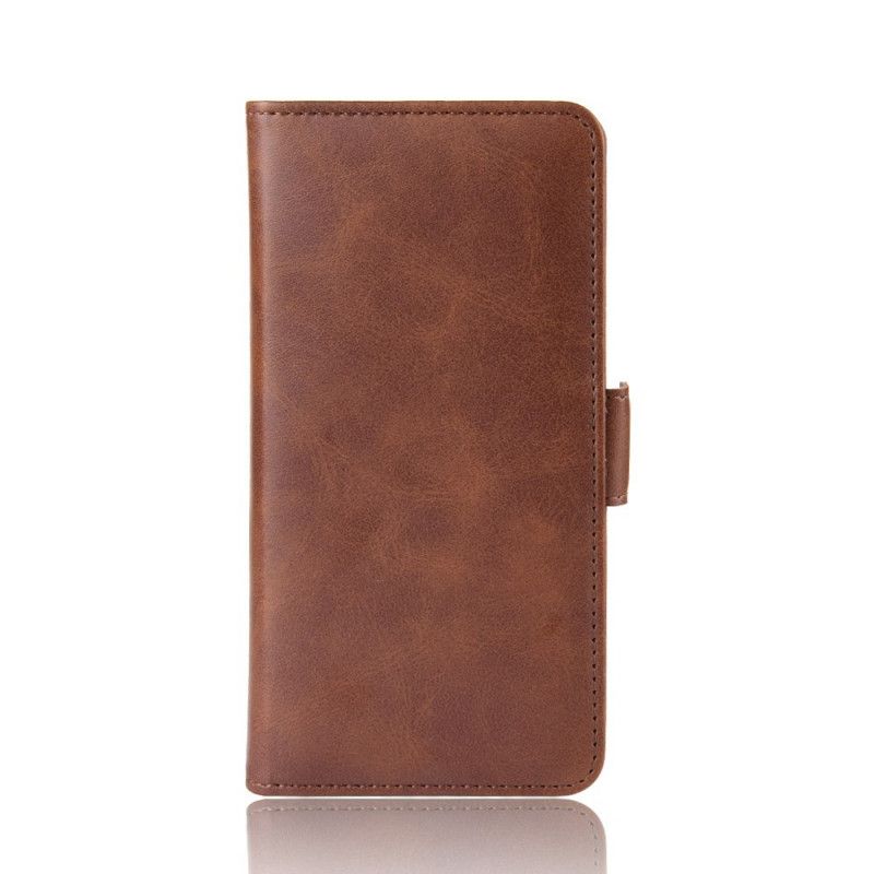 Bescherming Hoesje iPhone 7 / 8 / SE 2 Donkerblauw Zwart Vintage Splitleder Effect