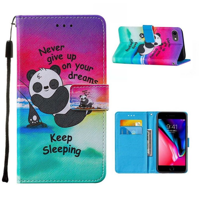 Bescherming Hoesje iPhone 7 / 8 / SE 2 Telefoonhoesje Blijf Slapen