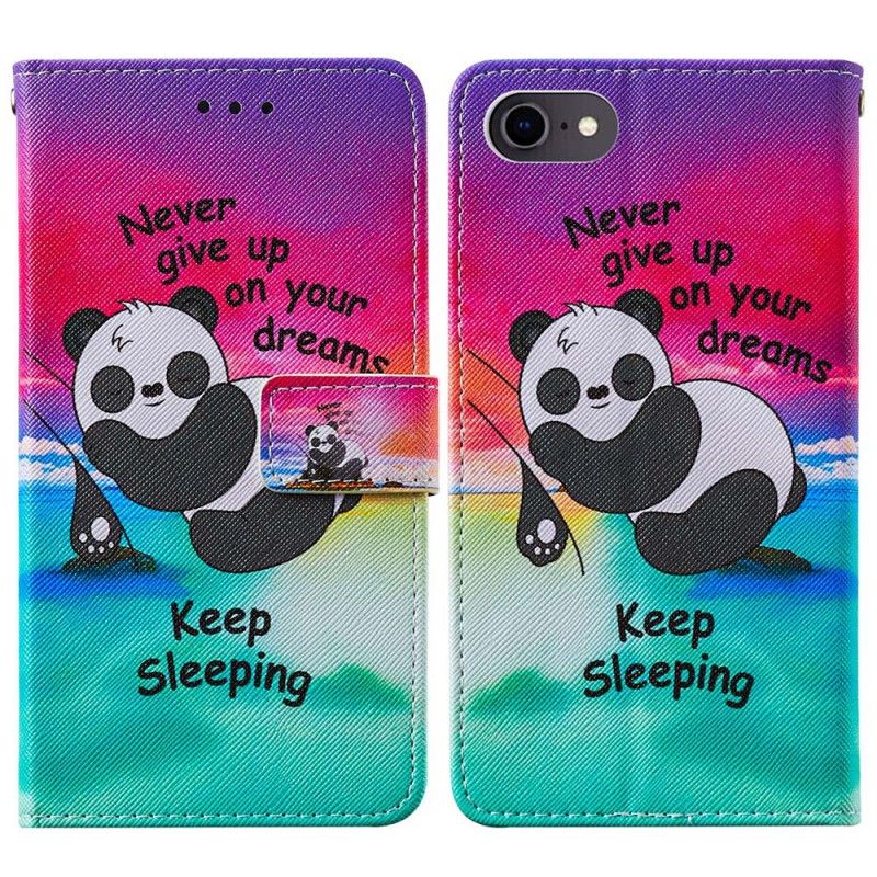 Bescherming Hoesje iPhone 7 / 8 / SE 2 Telefoonhoesje Blijf Slapen