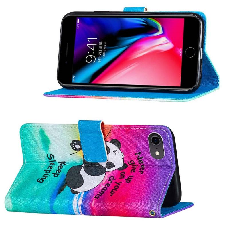 Bescherming Hoesje iPhone 7 / 8 / SE 2 Telefoonhoesje Blijf Slapen