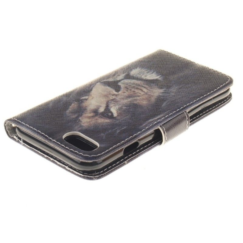 Bescherming Hoesje iPhone 7 / 8 / SE 2 Telefoonhoesje Dromende Leeuw