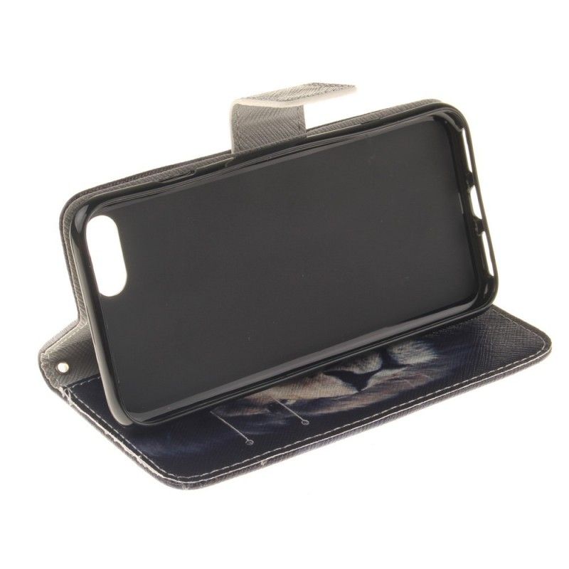 Bescherming Hoesje iPhone 7 / 8 / SE 2 Telefoonhoesje Dromende Leeuw
