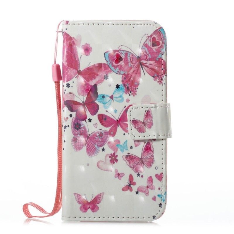 Bescherming Hoesje iPhone 7 / 8 / SE 2 Telefoonhoesje Vlucht Van Vlinders