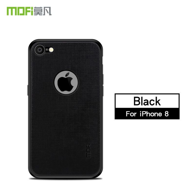 Case Hoesje iPhone 7 / 8 / SE 2 Goud Lichtblauw Telefoonhoesje Mofi-Stof