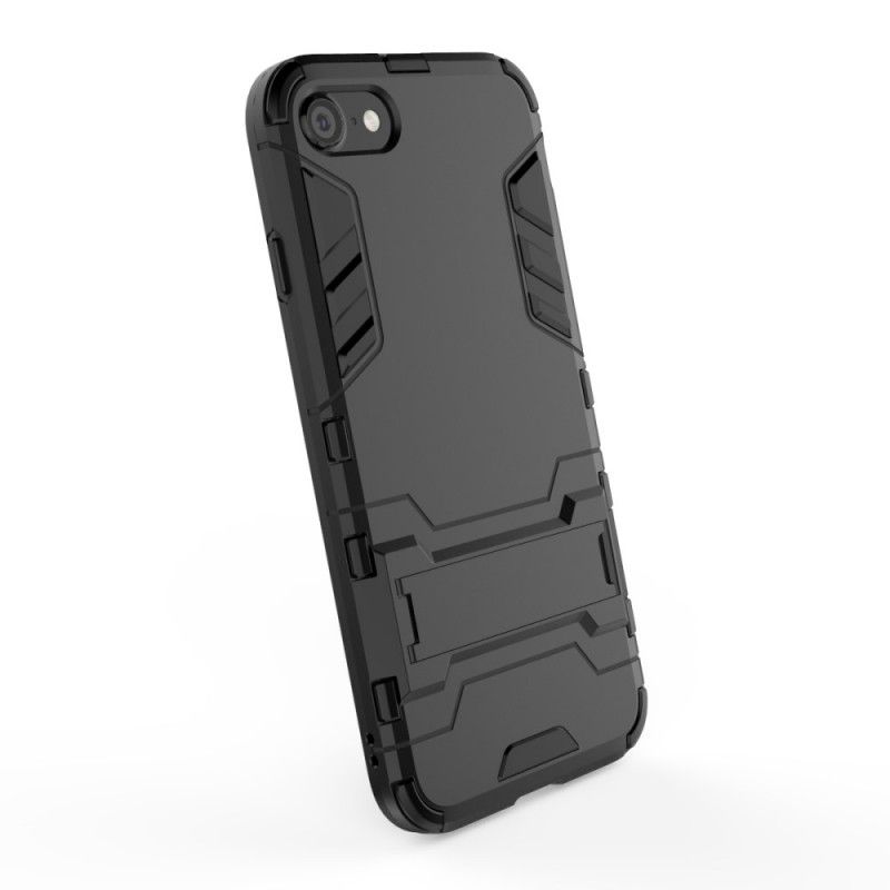 Case Hoesje iPhone 7 / 8 / SE 2 Rood Zwart Telefoonhoesje Ultrabestendig