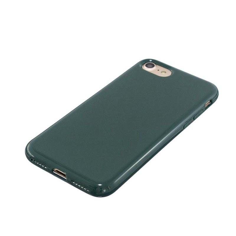 Case Hoesje iPhone 7 / 8 / SE 2 Zwart Telefoonhoesje Ultrafijn 2 Mm