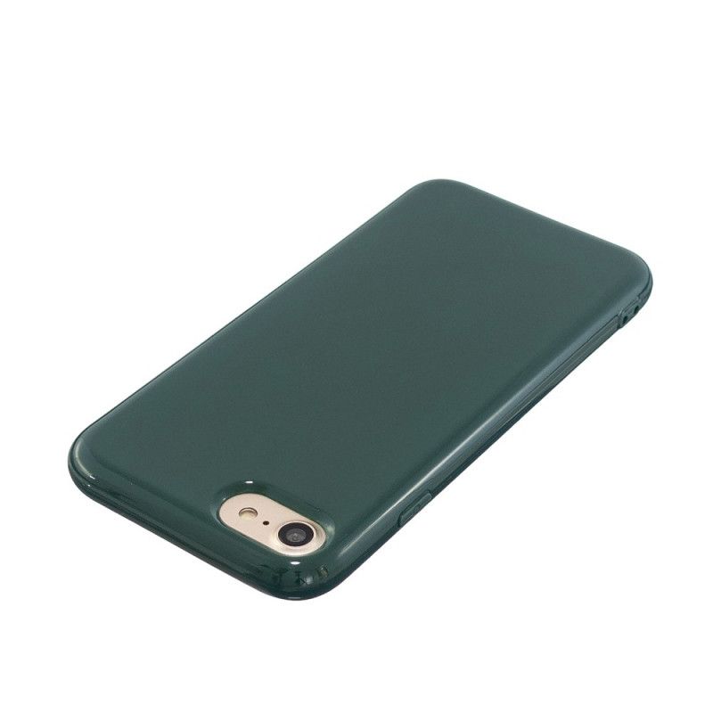 Case Hoesje iPhone 7 / 8 / SE 2 Zwart Telefoonhoesje Ultrafijn 2 Mm
