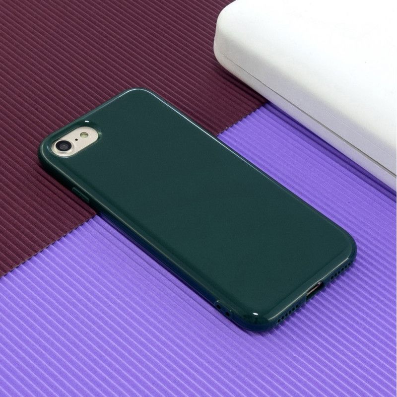 Case Hoesje iPhone 7 / 8 / SE 2 Zwart Telefoonhoesje Ultrafijn 2 Mm