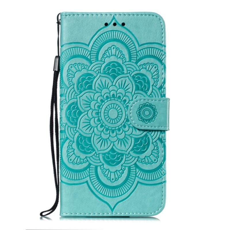 Cover Folio-hoesje iPhone 7 / 8 / SE 2 Grijs Zwart Telefoonhoesje Hele Mandala