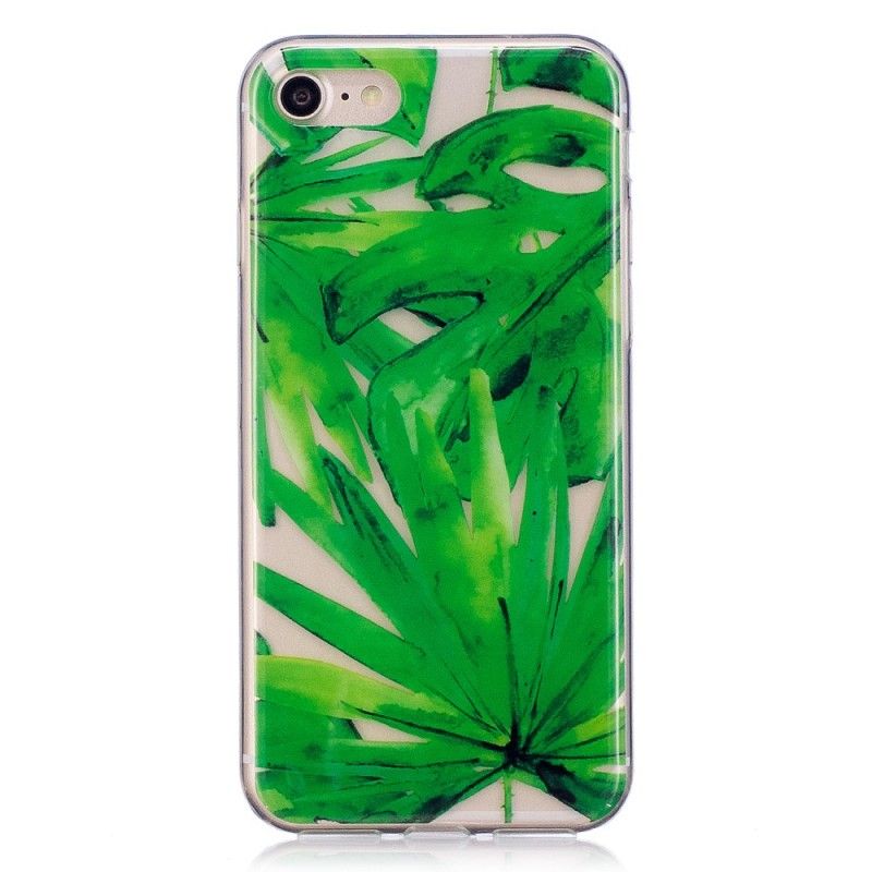 Cover Hoesje iPhone 7 / 8 / SE 2 Telefoonhoesje Transparante Bladeren