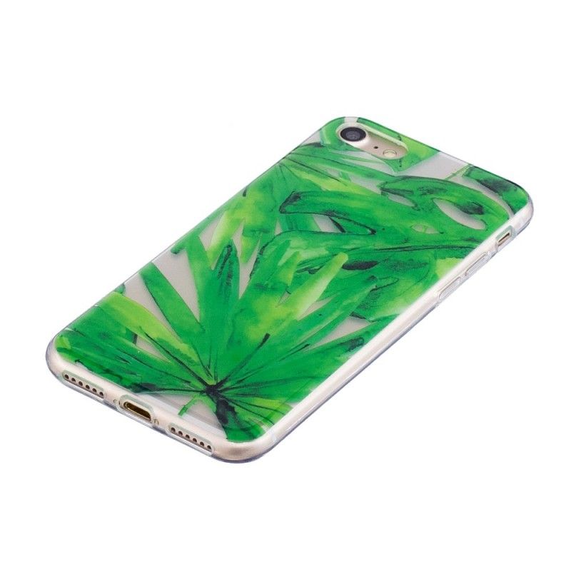 Cover Hoesje iPhone 7 / 8 / SE 2 Telefoonhoesje Transparante Bladeren