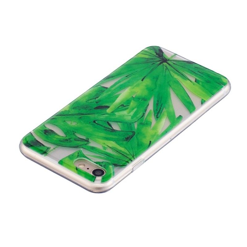 Cover Hoesje iPhone 7 / 8 / SE 2 Telefoonhoesje Transparante Bladeren