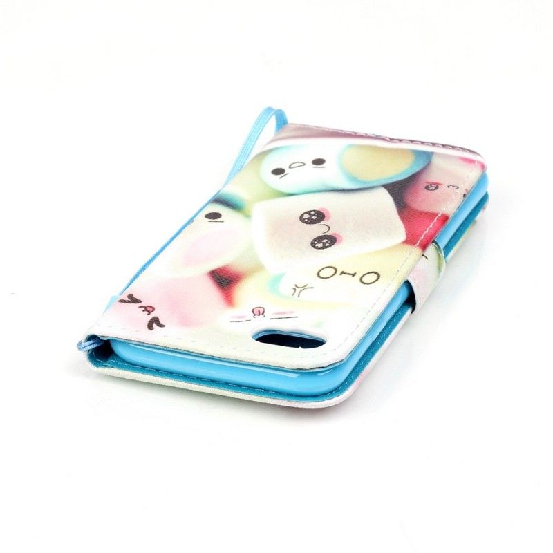 Flip Case Leren iPhone 7 / 8 / SE 2 Marshmallows