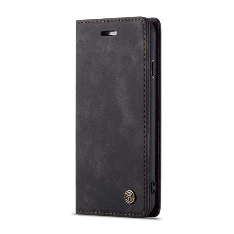 Folio-hoesje iPhone 7 / 8 / SE 2 Bruin Zwart Telefoonhoesje Hoes Van Imitatieleer