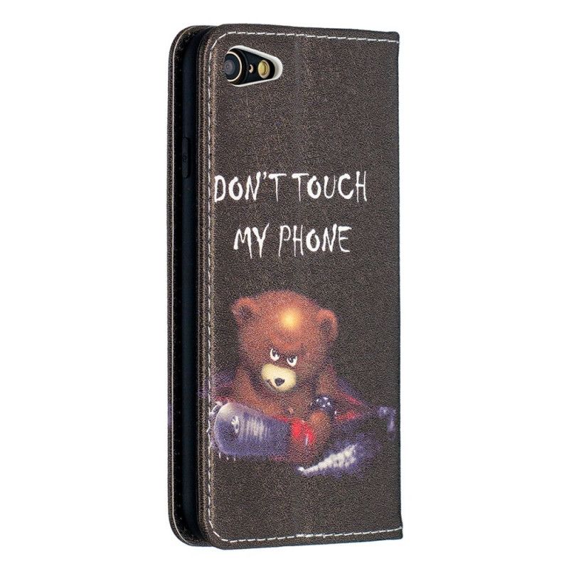 Folio-hoesje iPhone 7 / 8 / SE 2 Gevaarlijke Beer