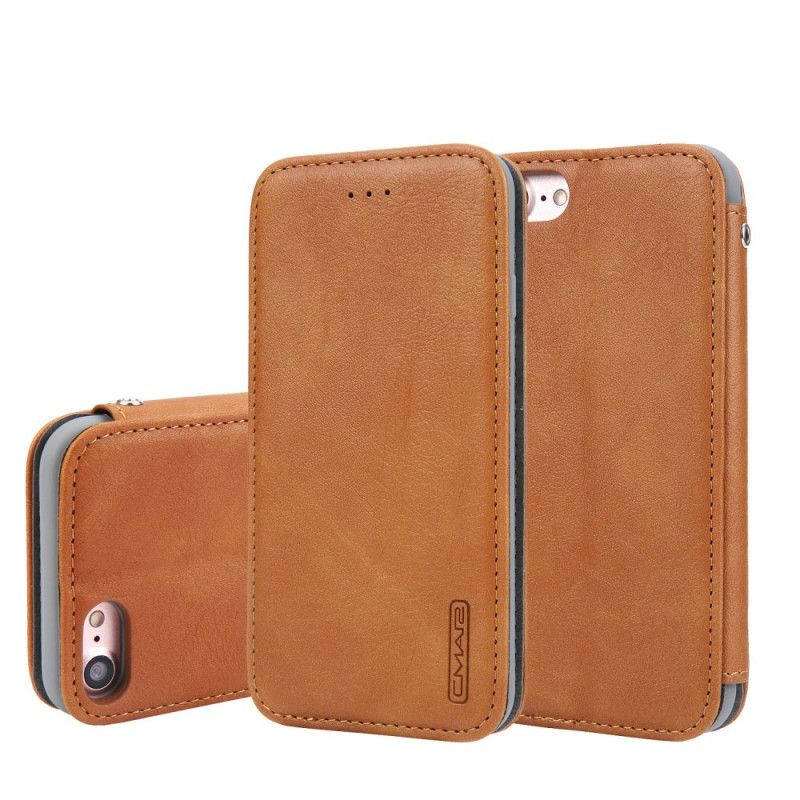 Folio-hoesje iPhone 7 / 8 / SE 2 Grijs Zwart Cmai2 Kunstleer