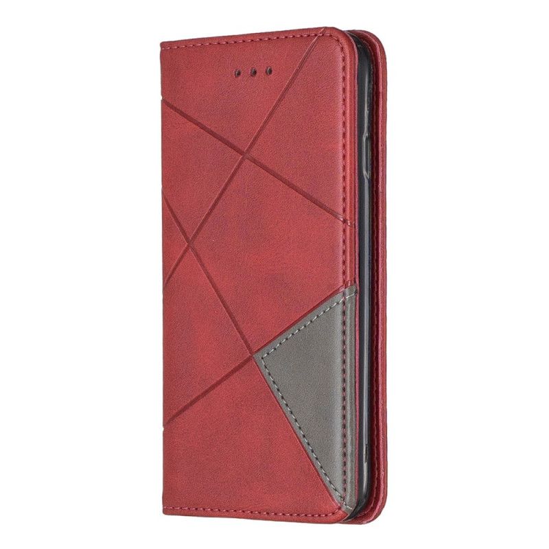 Folio-hoesje iPhone 7 / 8 / SE 2 Grijs Zwart Kunstenaarsstijl