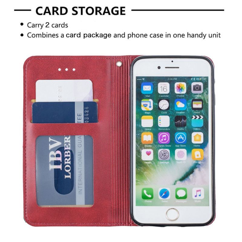 Folio-hoesje iPhone 7 / 8 / SE 2 Grijs Zwart Kunstenaarsstijl