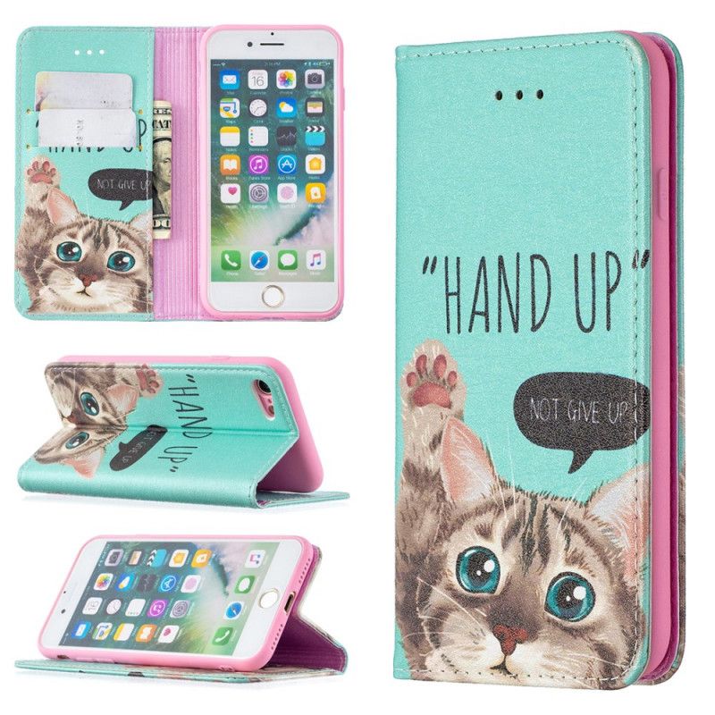 Folio-hoesje iPhone 7 / 8 / SE 2 Hand Omhoog