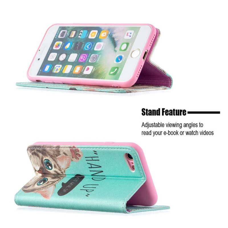 Folio-hoesje iPhone 7 / 8 / SE 2 Hand Omhoog
