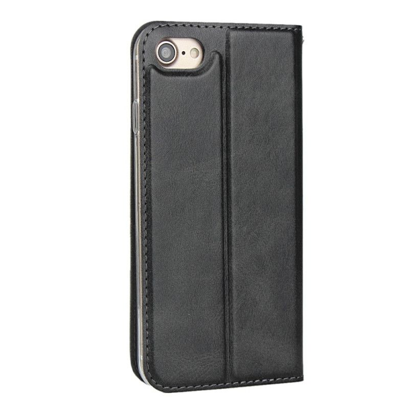 Folio-hoesje iPhone 7 / 8 / SE 2 Rood Zwart Kunstleer Met Riem