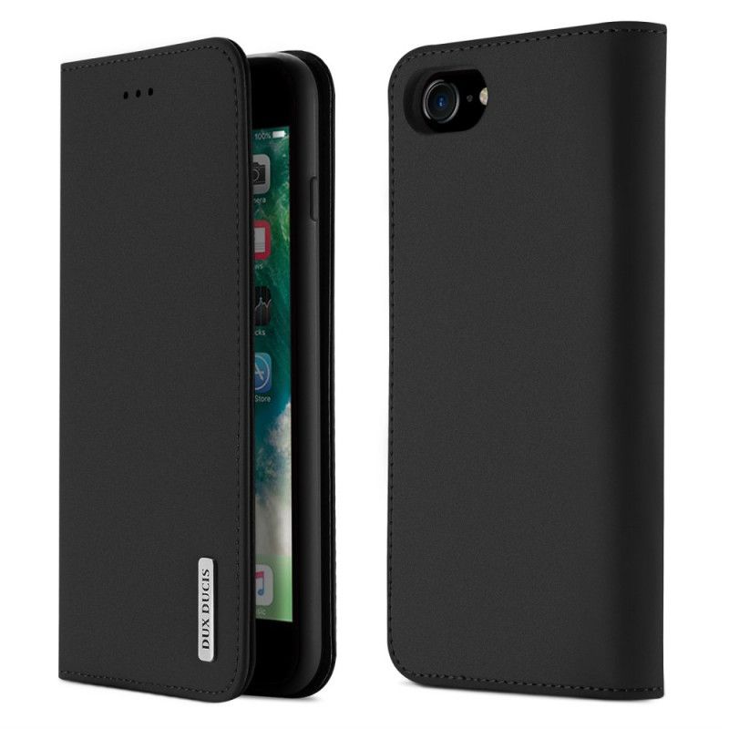 Folio-hoesje iPhone 7 / 8 / SE 2 Rood Zwart Wensreeks Dux-Ducis