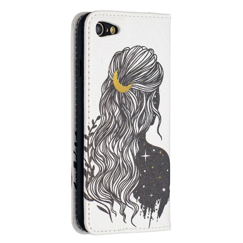 Folio-hoesje iPhone 7 / 8 / SE 2 Telefoonhoesje Mooi Haar