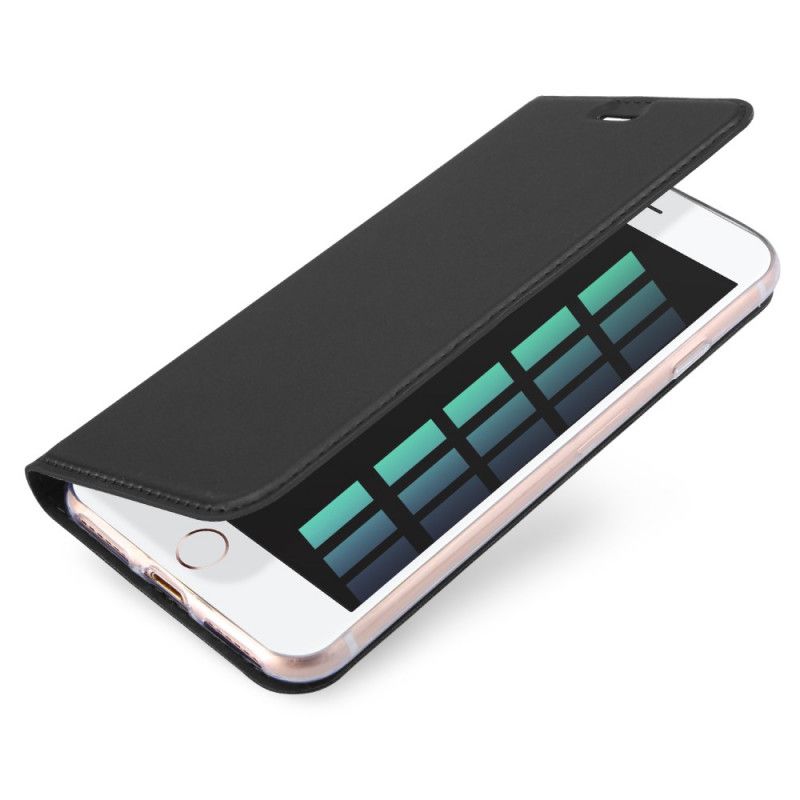 Folio-hoesje voor iPhone 7 / 8 / SE 2 Goud Zwart Skin Pro Serie Dux Ducis
