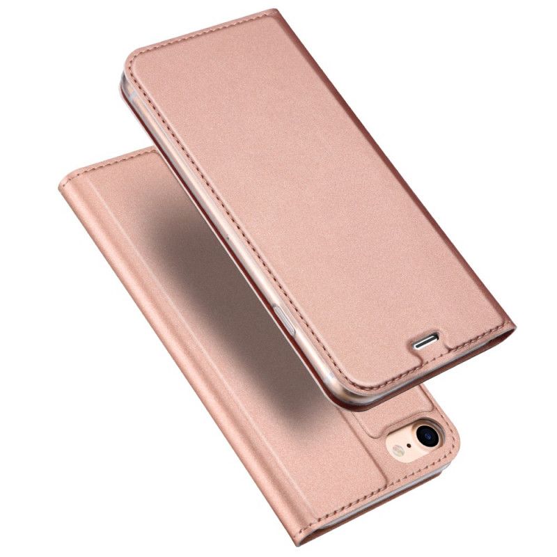 Folio-hoesje voor iPhone 7 / 8 / SE 2 Goud Zwart Skin Pro Serie Dux Ducis