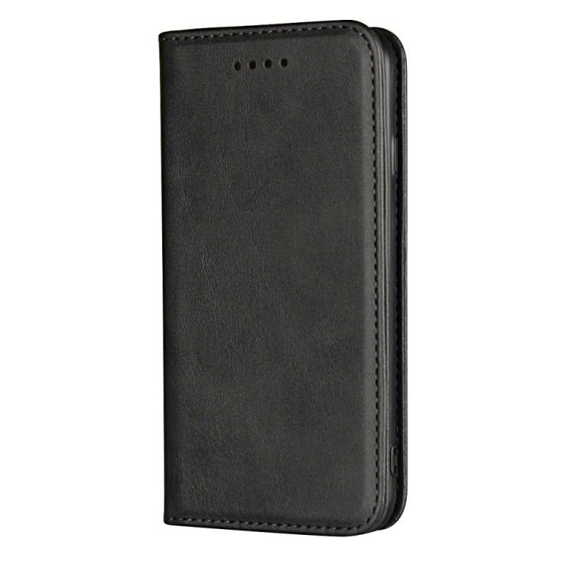 Folio-hoesje voor iPhone 7 / 8 / SE 2 Rood Zwart Premium Imitatieleren Stiksels
