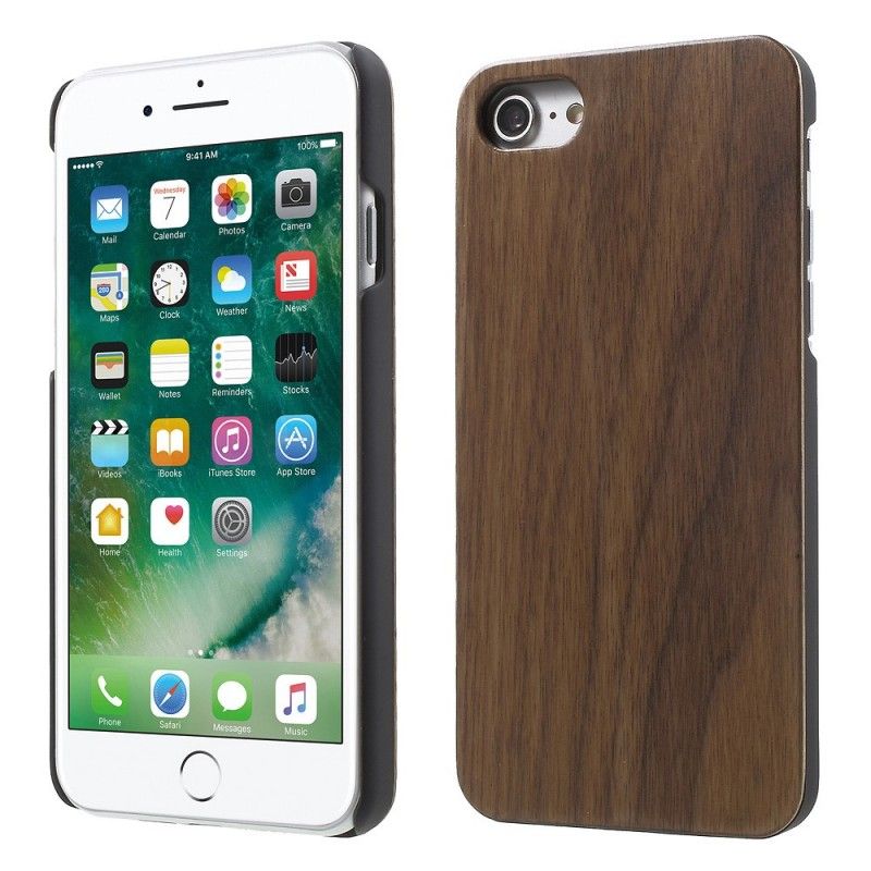 Hoesje iPhone 7 / 8 / SE 2 Beige Natuurlijk Hout