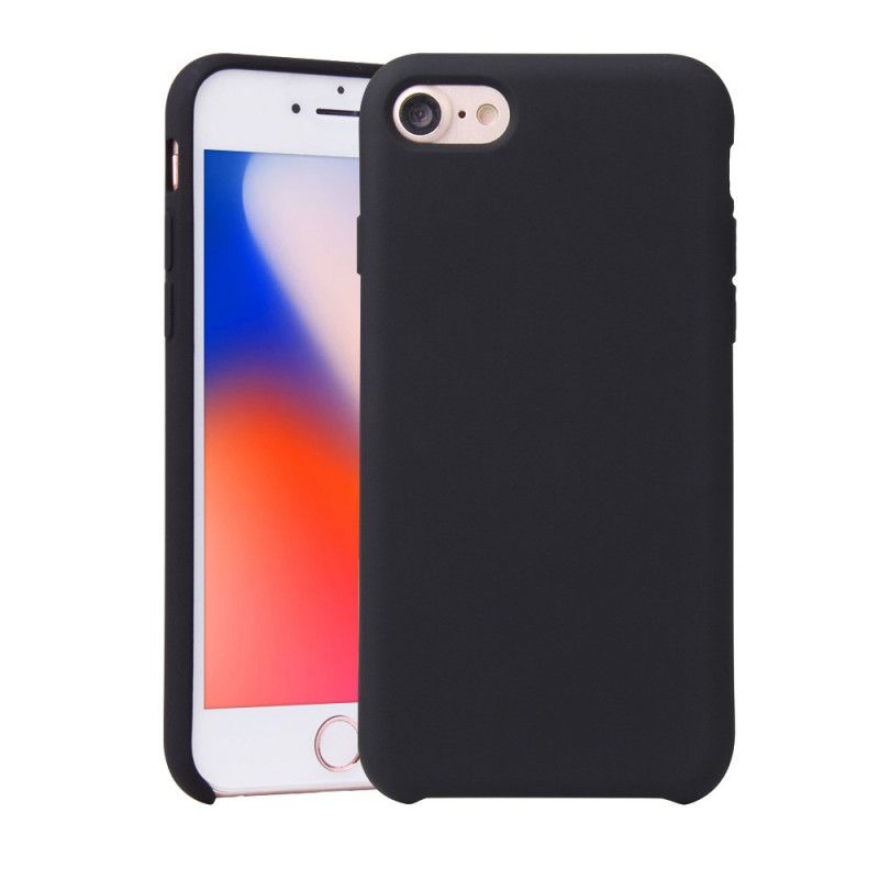 Hoesje iPhone 7 / 8 / SE 2 Donkerblauw Flexibel Siliconenrubber
