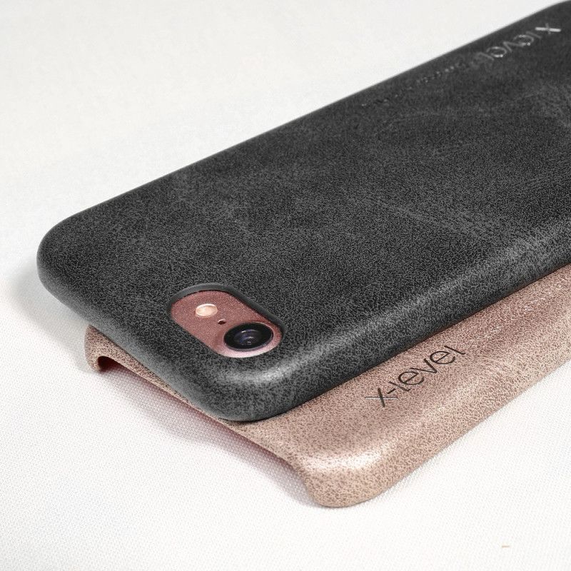 Hoesje iPhone 7 / 8 / SE 2 Koffie Zwart Premium Serie X-Niveau