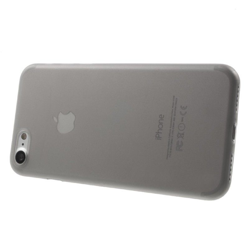 Hoesje iPhone 7 / 8 / SE 2 Rood Grijs Ultrafijn Mat