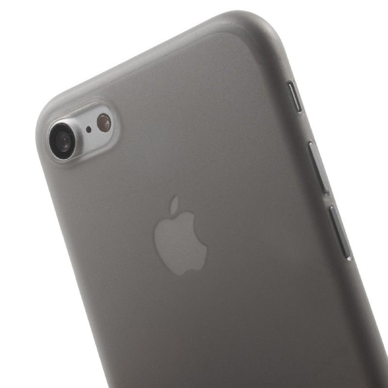 Hoesje iPhone 7 / 8 / SE 2 Rood Grijs Ultrafijn Mat