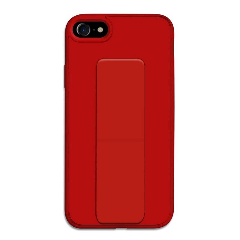 Hoesje iPhone 7 / 8 / SE 2 Rood Magnetische Opvouwbare Standaard