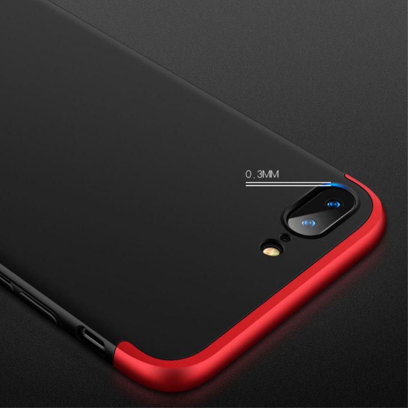 Hoesje iPhone 7 / 8 / SE 2 Rood Zwart Afneembaar