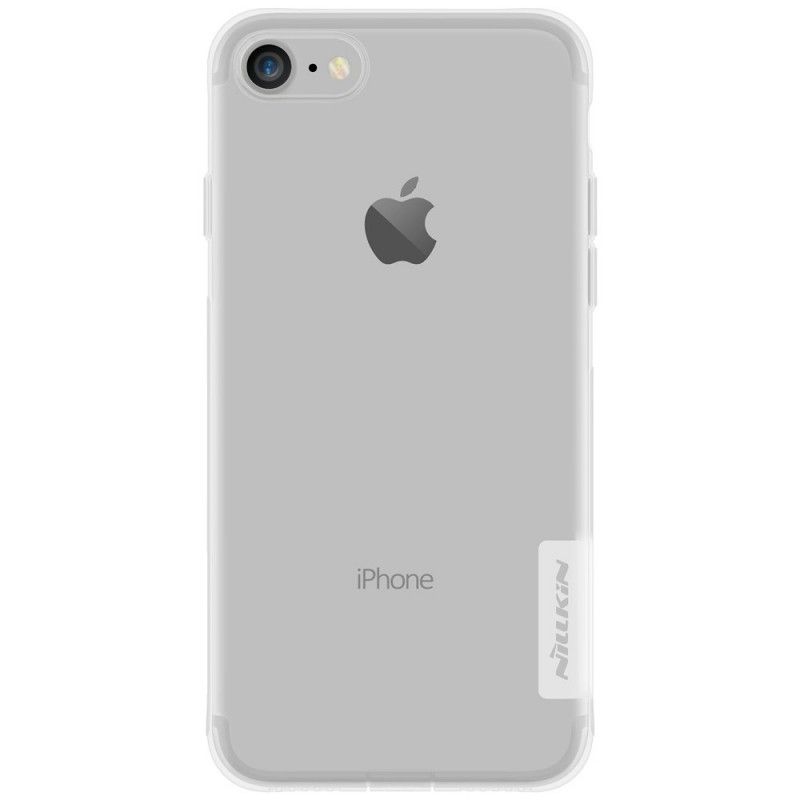 Hoesje iPhone 7 / 8 / SE 2 Transparant Grijs Transparant Nillkin