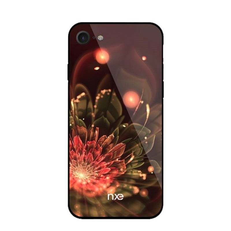 Hoesje voor iPhone 7 / 8 / SE 2 Bruin Nx Bloemenintensiteit