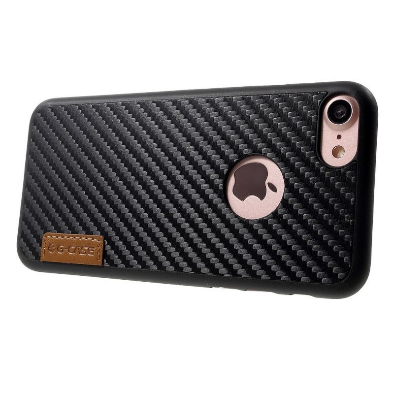 Hoesje voor iPhone 7 / 8 / SE 2 Grijs Zwart G-Case Lederen Stijlen