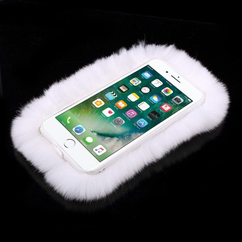 Hoesje voor iPhone 7 / 8 / SE 2 Wit Konijnen Diamanten