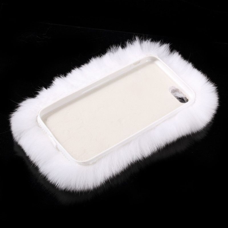 Hoesje voor iPhone 7 / 8 / SE 2 Wit Konijnen Diamanten